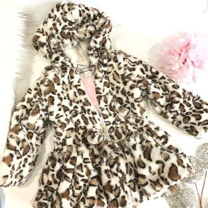 ❤️American Widgeon Girls Faux Fur Hooded Coat